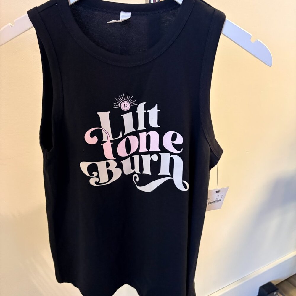 NWT Pure Barre Lift Tone Burn Tank, Black